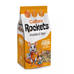 Calibra Rockets Mix Chinchillas & Degus 900g - Zbilansowana mieszanka dla szynszyli i koszatniczek